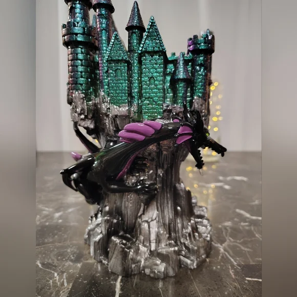 Bath & Body Works Disney Maleficent Dragon Castle Candle Holder NWT - Picture 6 of 16